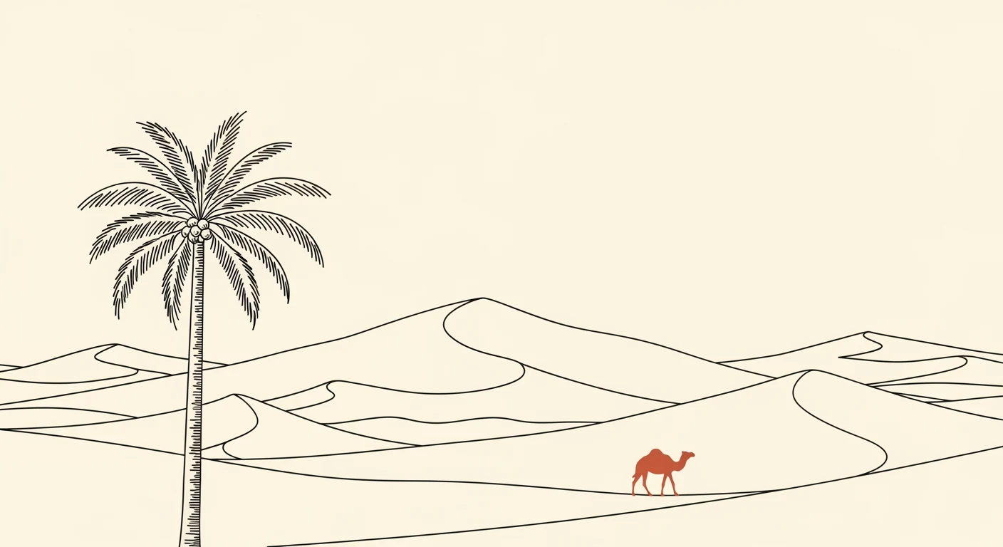 Illustrasjon av Nord-Afrika